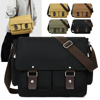 Canvas Messenger Bag Unisex