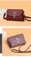 Eleganter Leder Rucksack