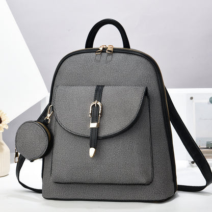 Kunstleder-Rucksack 2-in-1