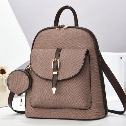 Kunstleder-Rucksack 2-in-1
