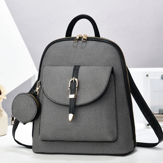Multifunktionaler Damen PU Rucksack Crossbody