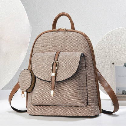 Kunstleder-Rucksack 2-in-1