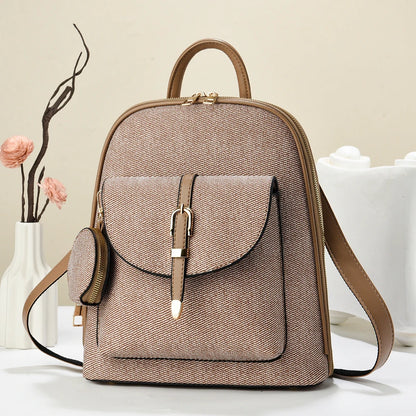 Kunstleder-Rucksack 2-in-1