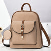Multifunktionaler Damen PU Rucksack Crossbody