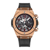 Herren Sportuhr — Silikon, Chronograph-Optik, Wasserdicht