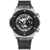 Herren Sportuhr — Silikon, Chronograph-Optik, Wasserdicht