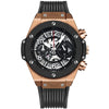 Herren Sportuhr — Silikon, Chronograph-Optik, Wasserdicht