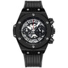 Herren Sportuhr — Silikon, Chronograph-Optik, Wasserdicht