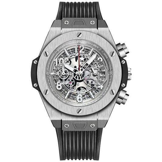Herren Sportuhr — Silikon, Chronograph-Optik, Wasserdicht