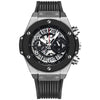 Herren Sportuhr — Silikon, Chronograph-Optik, Wasserdicht