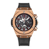 Herren Sportuhr — Silikon, Chronograph-Optik, Wasserdicht
