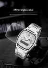 Herren Quarzuhr — Edelstahl-Armband, Business-Style