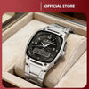 Herren Quarzuhr — Edelstahl-Armband, Business-Style