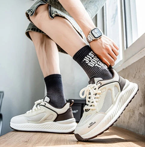 Herren Mesh-Sneaker — Atmungsaktiv, Vielseitig