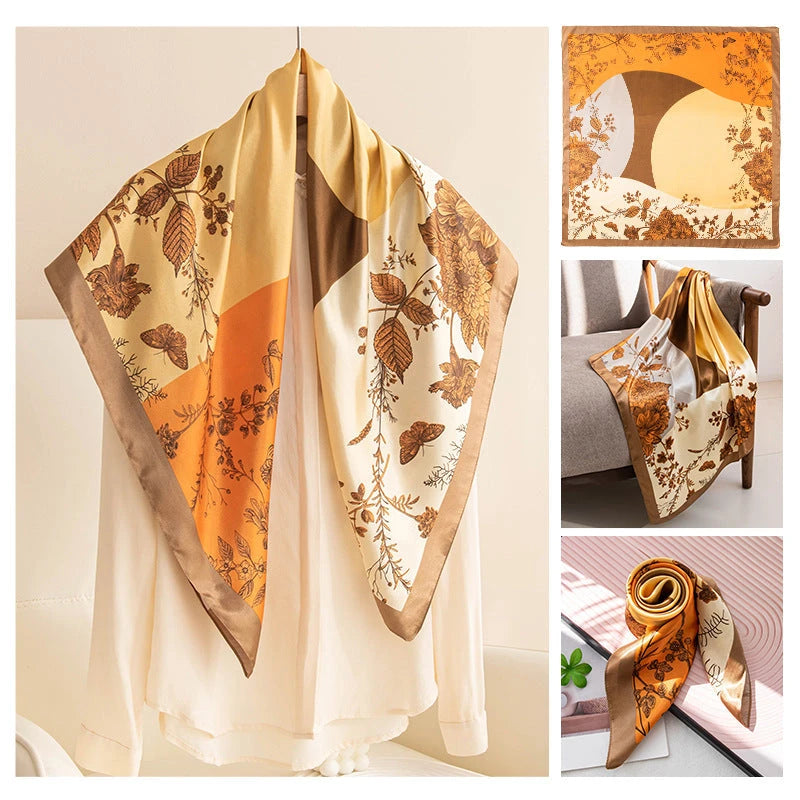 Damen Schal mit Print-Design — Vielseitig Kombinierbar