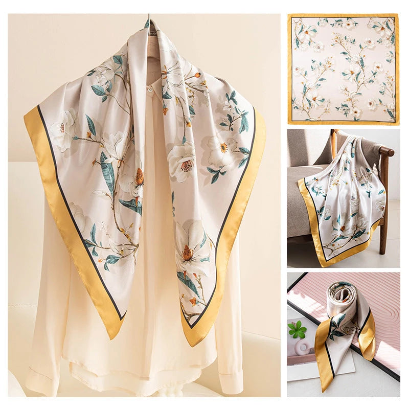 Damen Schal mit Print-Design — Vielseitig Kombinierbar