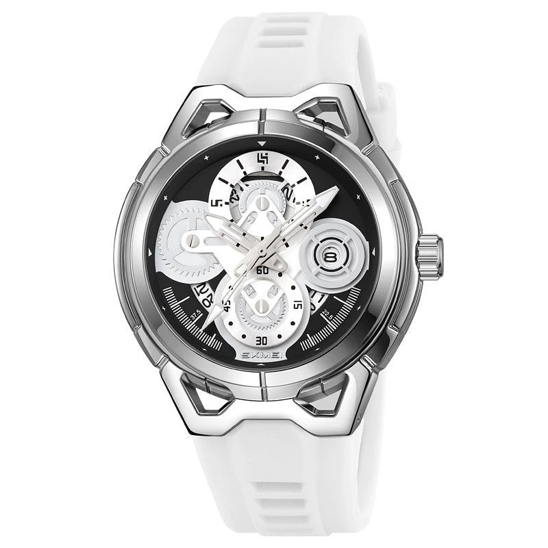 Herren Fashion-Uhr — Silikonarmband, Sportlich