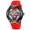 Herren Fashion-Uhr — Silikonarmband, Sportlich