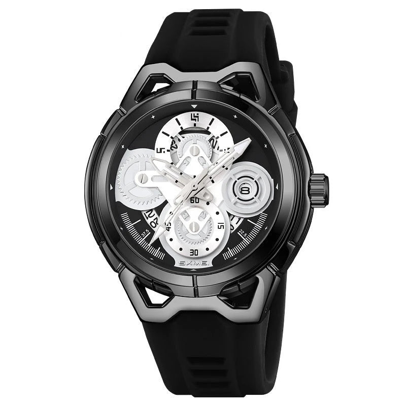 Herren Fashion-Uhr — Silikonarmband, Sportlich
