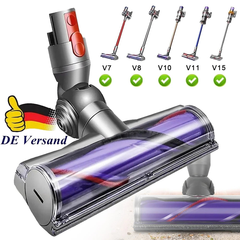 Ersatz-Bodendüse für Dyson V7/V8/V10/V11/V15 — Elektrische Turbobürste