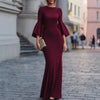Elegantes Abendkleid — Meerjungfrau-Silhouette, Bodenlang