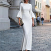 Elegantes Abendkleid — Meerjungfrau-Silhouette, Bodenlang