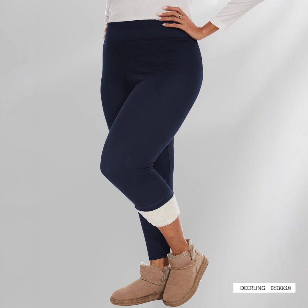 Warme Leggings — Hochelastisch, Große Größen