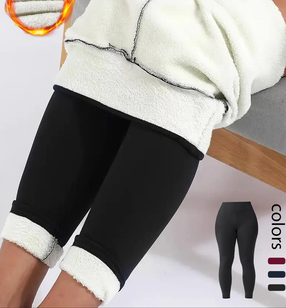 Warme Leggings — Hochelastisch, Große Größen