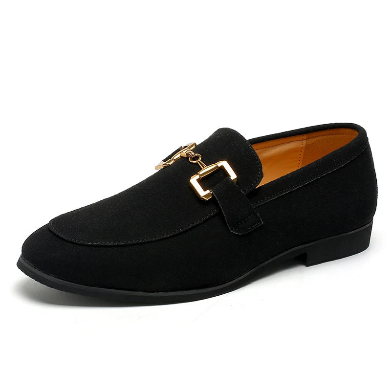 Herren Wildleder-Loafer im Gommino-Stil