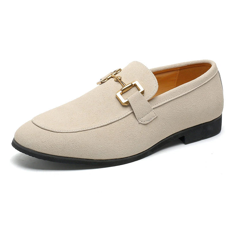 Herren Wildleder-Loafer im Gommino-Stil