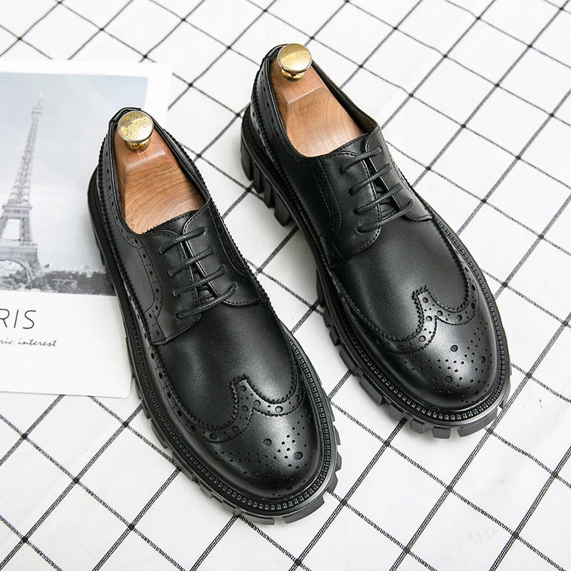 Herren Business-Schuhe im Brogue-Stil