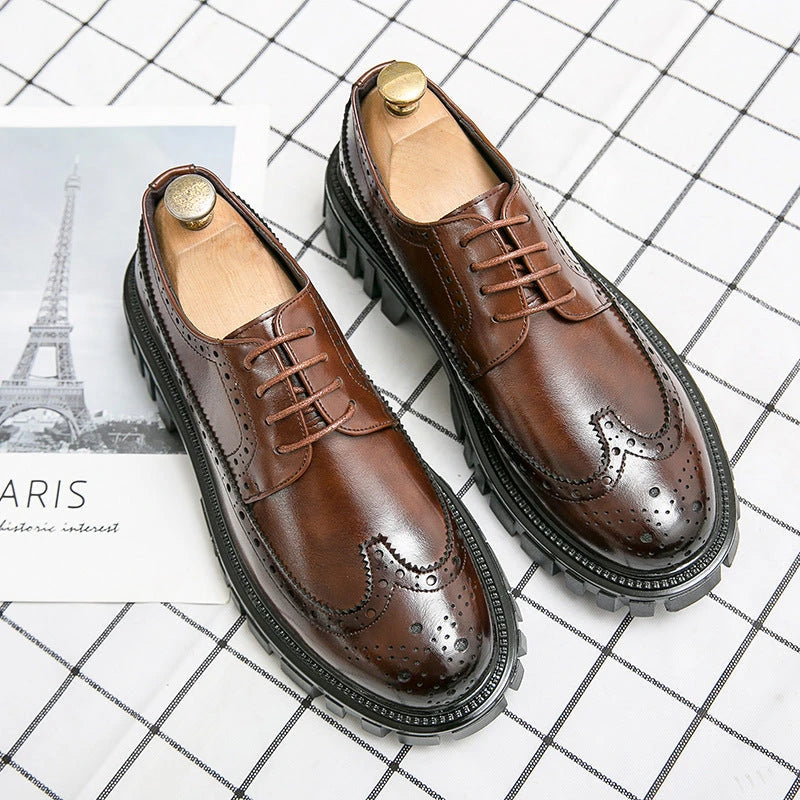 Herren Business-Schuhe im Brogue-Stil