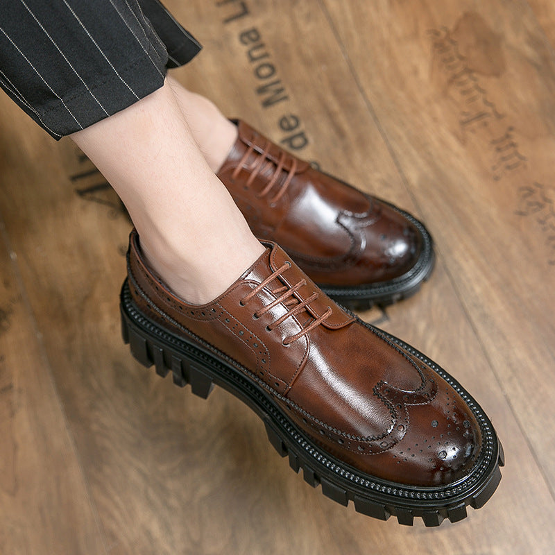 Herren Business-Schuhe im Brogue-Stil
