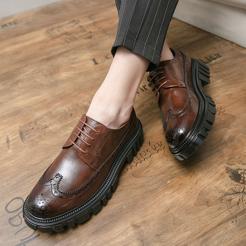 Herren Business-Schuhe im Brogue-Stil