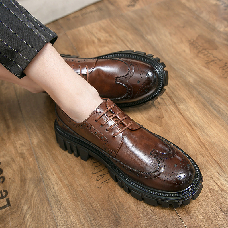 Herren Business-Schuhe im Brogue-Stil