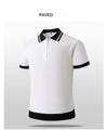 Gestreiftes Business-Casual Shirt — Viskose