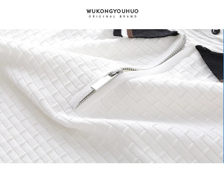 Gestreiftes Business-Casual Shirt — Viskose