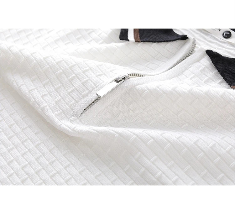 Gestreiftes Business-Casual Shirt — Viskose