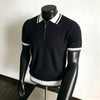 Gestreiftes Business-Casual Shirt — Viskose