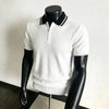 Gestreiftes Business-Casual Shirt — Viskose